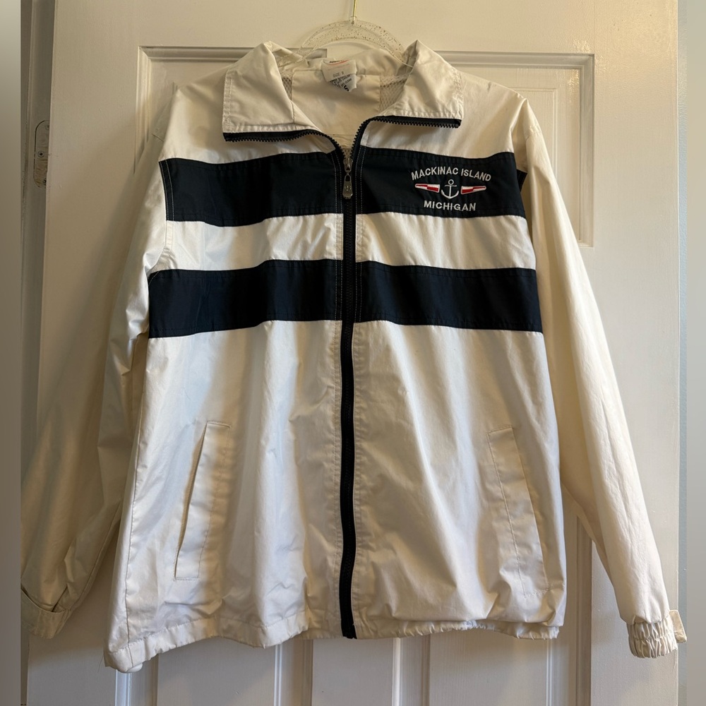 Mackinac Island Michigan Windbreaker Jacket
